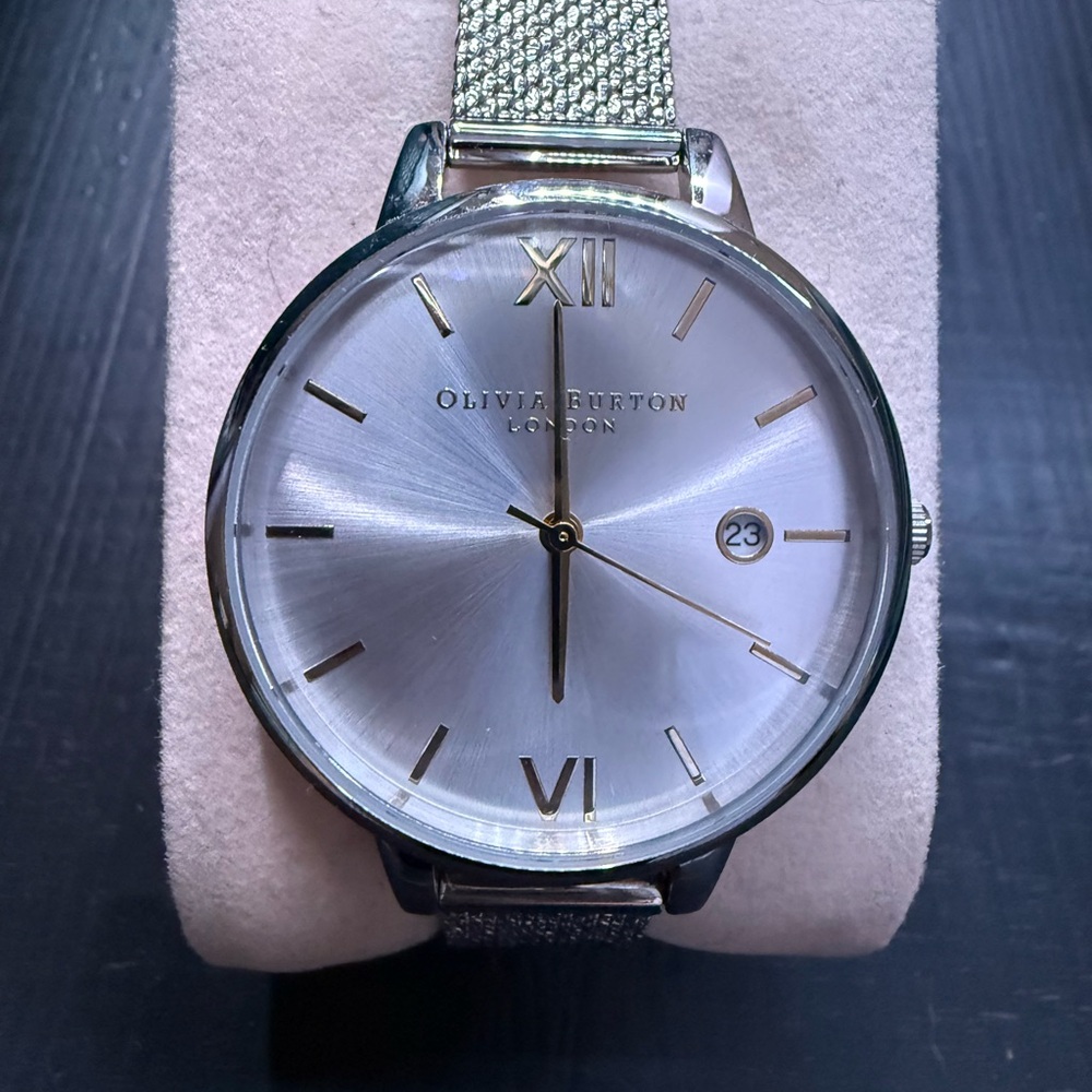 Olivia Burton Silver Watch for women